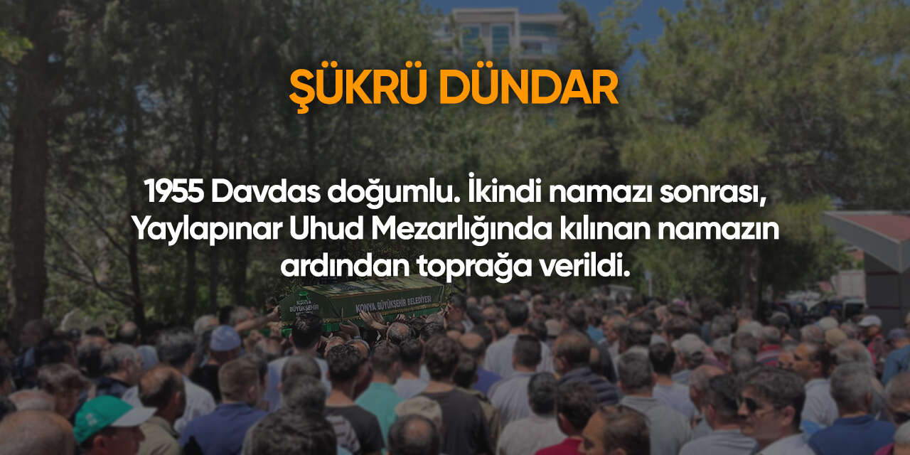 Konya'da bugün vefat edenler | 24 Mart 2026 4